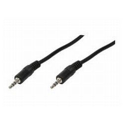 Kabel 3.5mm Klinke Stecker zu 3.5mm Klinke Stecker 1m schwarz (CA1049)