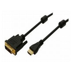 Kabel HDMI-A Stecker zu DVI-D Stecker 2m schwarz (CH0004)