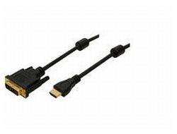 Kabel HDMI-A Stecker zu DVI-D Stecker 3m schwarz (CH0013)