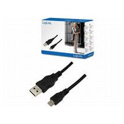 USB 2.0 Kabel, AM auf Micro BM schwarz, 0.6m (CU0057)