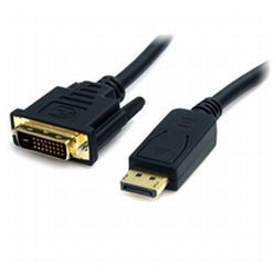 1,8m DisplayPort auf DVI Kabel - Stecker/Stecker schwarz (DP2DVI2MM6)