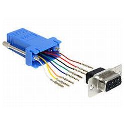 Adapter Delock D-Sub9 -> RJ45 Montagesatz Bu/Bu (65430)