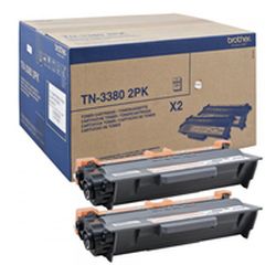 TN-3380 Toner schwarz hohe Kapazität Doppelpack (TN3380TWIN)