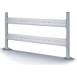 LCD/LED Tisch-Toolbar für 6 Bildschirme silber (FPMA-DTB200)