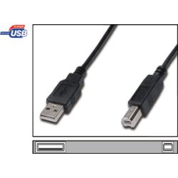 USB KAB. A/ST<>B/ST  1m (AK-300102-010-S)