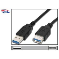 USB 3.0 Verl.A/BU<>A/ST 1,8m (AK-300203-018-S)