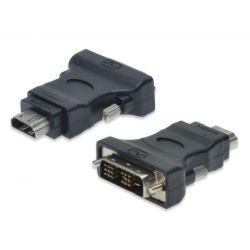 Adapter DVI-D Stecker zu HDMI-A Stecker schwarz (AK-320500-000-S)