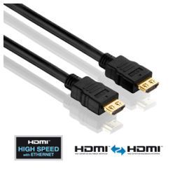 HDMI/A Kabel mit Ethernet, ST<> ST, 1m (PI1000-010)