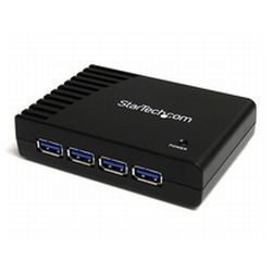 4 Port SuperSpeed USB 3.0 Hub schwarz (ST4300USB3EU)