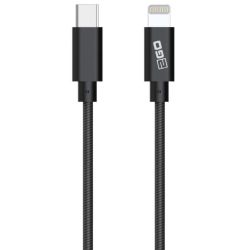 2GO USB Ladekabel-MFI zert anthrazit-100cm Apple USB Type C (797162)