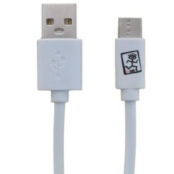 2GO USB Ladekabel - weiß - 100cm für USB Type-C 3.1 (795925)