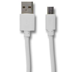 Kabel USB-A Stecker zu USB Micro-B Stecker 1m weiß (795202)