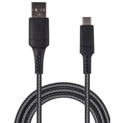 2GO USB Ladekabel Xtreme-schwarz-100cm für USB Type C 3.1 (795822)