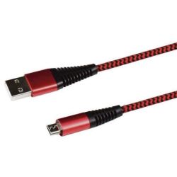 2GO USB Ladekabel - rot - 100cm für Micro-USB (795945)