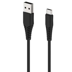 2GO USB Ladekabel - schwarz - 100cm für USB Type-C (797281)