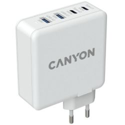 Canyon Ladegerät 2xUSB-C + 2x USB-A 100W  PD GaN      (CND-CHA100W01)