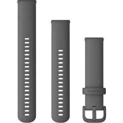 Schnellwechsel Ersatzarmband 20mm mittelgrau (010-13021-00)