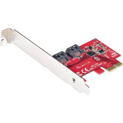Controllerkarte PCIe 2.0 x1 zu 2x SATA 6Gb/s (2P6G-PCIE-SATA-CARD)