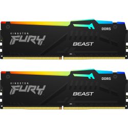 FURY Beast RGB 16GB DDR5-5200 Speichermodul Kit (KF552C36BBEAK2-16)