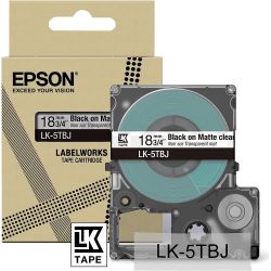 LK-5TBJ Beschriftungsband 18mm schwarz auf transparent (C53S672066)