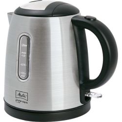 Prime Aqua Mini Topo Wasserkocher silber/schwarz (1018-03)