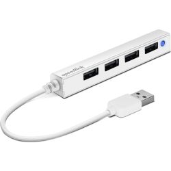 Snappy Slim USB-Hub 4-fach weiß (SL-140000-WE)