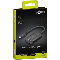 Goobay USB-C auf VGA Adapter [USB-C™, VGA-Buchse] (51776)