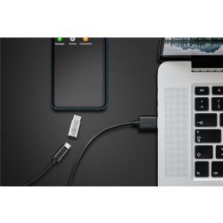 Goobay Adapter USB-C auf USB 2.0 Micro-B, silber box [USB-C™ (51598)