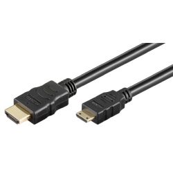 Goobay 1m High Speed HDMI Kabel mit Ethernet [Full HD (1080p), (31930)