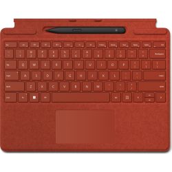 Surface Pro Signature Keyboard mohnrot + Surface Slim Pen2 (8X6-00025)