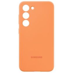 Silicone Case orange für Galaxy S23 (EF-PS911TOEGWW)