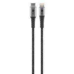 Goobay Lightning USB-C Lade- und Synchronisationskabel, 2m (49272)