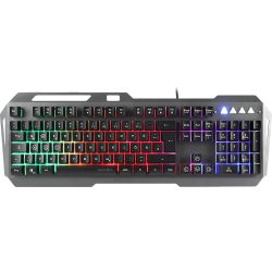 Lunera Metal Rainbow Keyboard Tastatur schwarz (SL-670006-BK)