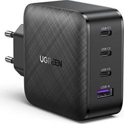 65W USB C PD 4-port Charger schwarz (70774)