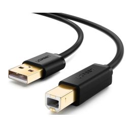 UGREEN USB-A zu BM 1,5m Drucker Kabel (10350)