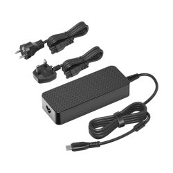 PD100W USB-C AC Charger EU+UK schwarz (135-82)