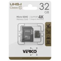 Verico 32GB microSD C10 UHS-1 Speicherkarte ( inkl.  (1MCOV-MAH933-NN)