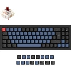 Q7 QMK Custom Tastatur carbon black (Q7-M3-DE)