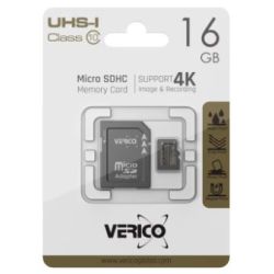 Verico 16GB microSD C10 UHS-1 Speicherkarte ( inkl.  (1MCOV-MAH9G3-NN)