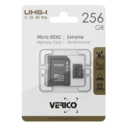 Verico 256GB microSD C10 UHS-1 Speicherkarte ( inkl. (1MCOV-MAX393-NN)