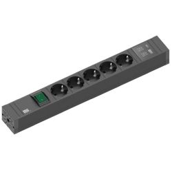 BACHMANN CONNECT LINE 5xSchutzkontakt Schalter USB A+C 22W (420.0211)