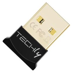 TECHLY USB-Dongle-Adapter Bluetooth 4.0 Klasse 1 +  (IDATA-USB-BLT4TY)
