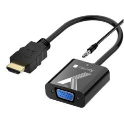 TECHLY HDMI/VGA Konverter mit Audio 0,1m (IDATA-HDMI-VGA2AP)