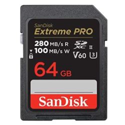 Extreme PRO R280/W100 SDXC 64GB Speicherkarte (SDSDXEP-064G-GN4IN)