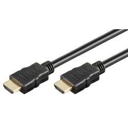 Goobay High Speed HDMI-Kabel mit Ethernet, 4K, vergoldet, 3m,  (61160)