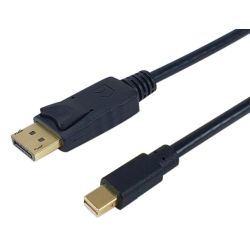 Equip DisplayPort Mini -> DP St/St 2.0m 4K/60Hz komp.HDCP sw (133442)