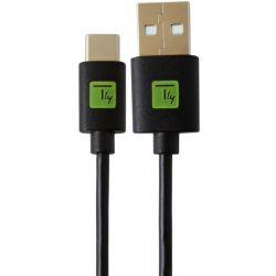 TECHLY USB-Kabel 2.0 CM AM 0.5m schwarz (ICOC-MUSB20-CMAM05T)