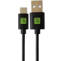 TECHLY USB-Kabel 2.0 CM AM 2m schwarz (ICOC-MUSB20-CMAM20T)