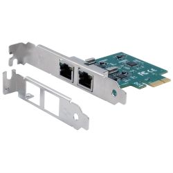 EXSYS EX-60102 2-Port 1Gigabit PCIe Netzwerkkarte (EX-60102)