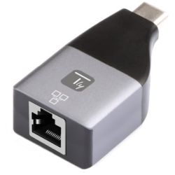 TECHLY Adapter USB-C M auf RJ45 F Ethernet 1000Mbp (IADAP-USBC-ETGIGA)